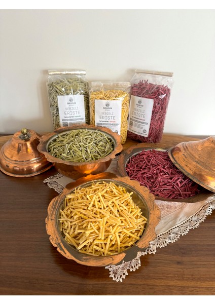 Ev Yapımı Karışık Sebzeli Erişte 500 gr fırsatları