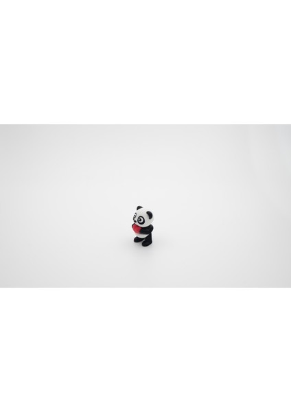 Panda Kalp Tutan 3D Hareketli Model