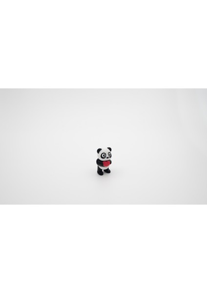 Panda Kalp Tutan 3D Hareketli Model
