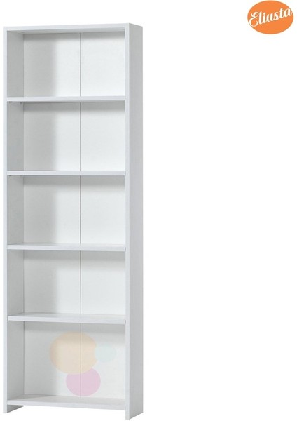 5 Raflı Kitaplık Kütüphane