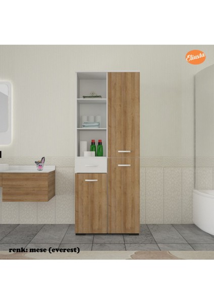 Banyo Dolabı Çok Amaçlı Dolap Mutfak Dolabı Ofis Dolabı Raflı Kapaklı indirimleri