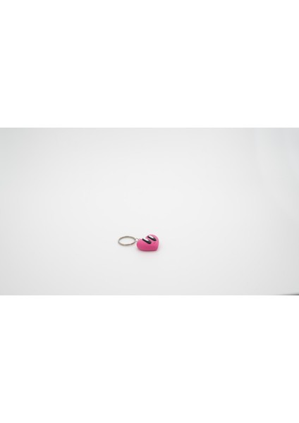 Kalp Şeklinde 3D Pembe Anahtarlık fiyatları