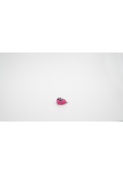 Kalp Şeklinde 3D Pembe Anahtarlık modelleri