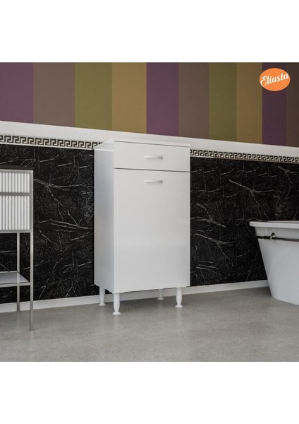 Çekmeceli ve Sepetli Banyo Dolabı indirimleri
