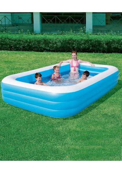 3 Halkalı Dikdörtgen Havuz 262X175X51 Cm. fiyatları