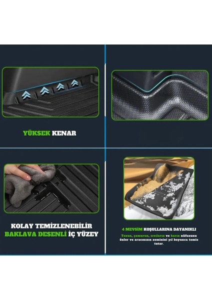 Audi A5 5.5 Havuzlu Paspas Trobus Araca Özel Yeni Teknoloji 2007-2016 indirimleri