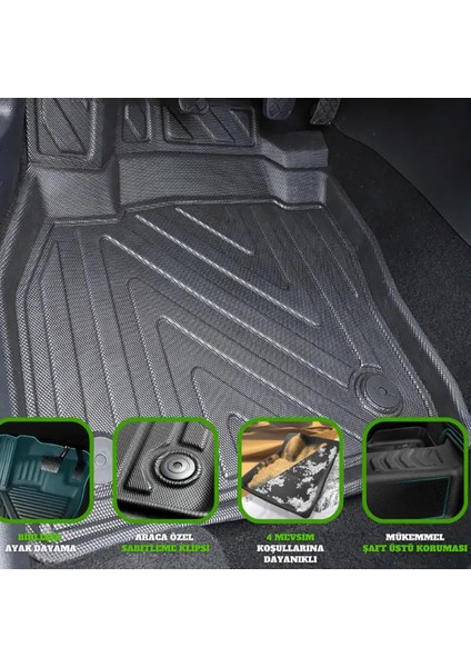 Ford Kuga 5.5 Havuzlu Paspas Trobus Araca Özel Yeni Teknoloji 2012-2019 fiyatları