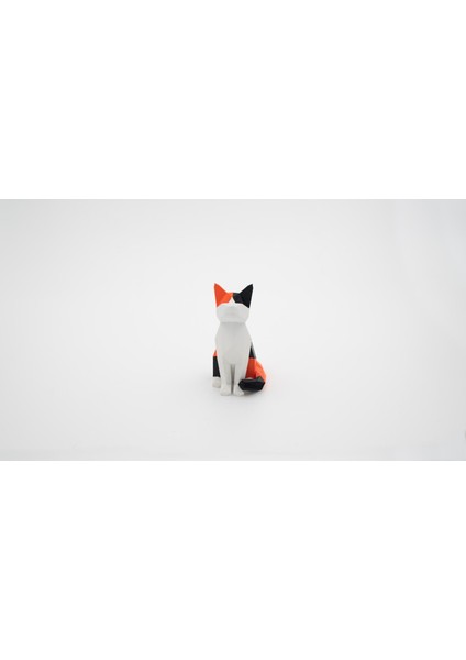 Kedi Şeklinde 3D Magnet Puzzle