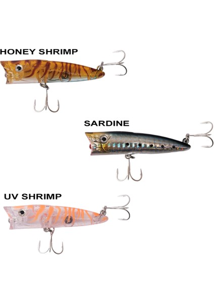 Ryuji Sea Popper 7cm 8.5gr Top Water Maket Yem fiyatları