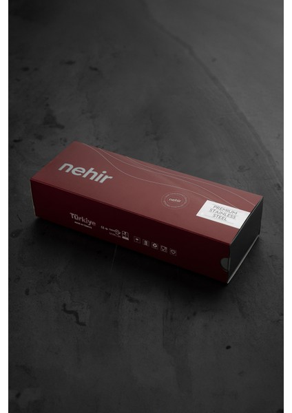 Nehir Lizbon Sade 5 Parça Paslanmaz Çelik Servis Takımı