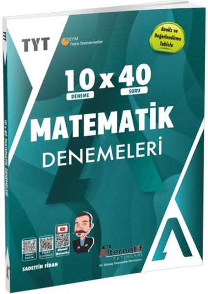 Tyt 10X40 Matematik Branş Denemeleri - Sadettin Fidan