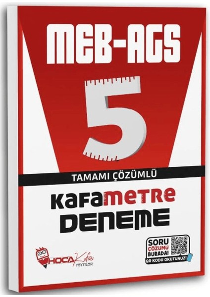 2025 Meb-Ags Kafametre 5 Deneme Çözümlü Hoca