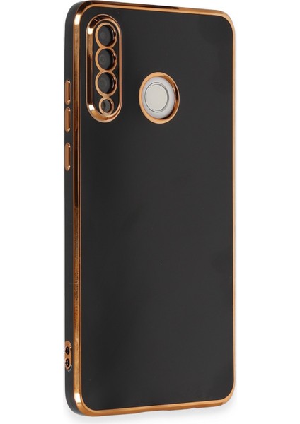 Huawei P30 Lite Kılıf Volet Silikon - Siyah 11