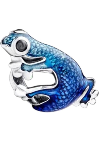 Renk Geçişli Geko Charm | 925 Ayar Gümüş