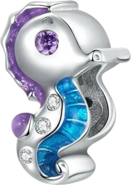 Yavru Deniz Atı Charm | 925 Ayar Gümüş