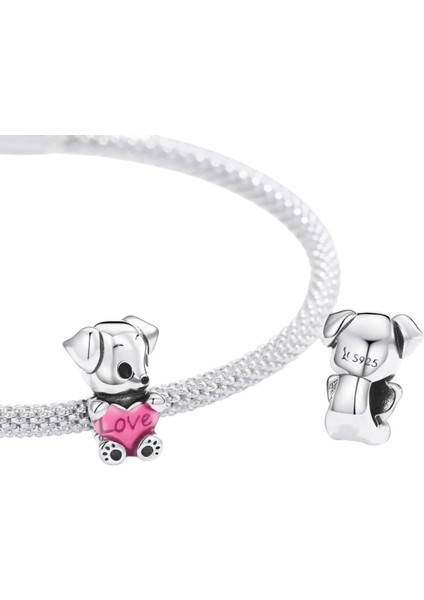 Aşık Köpekcik Charm | 925 Ayar Gümüş modelleri