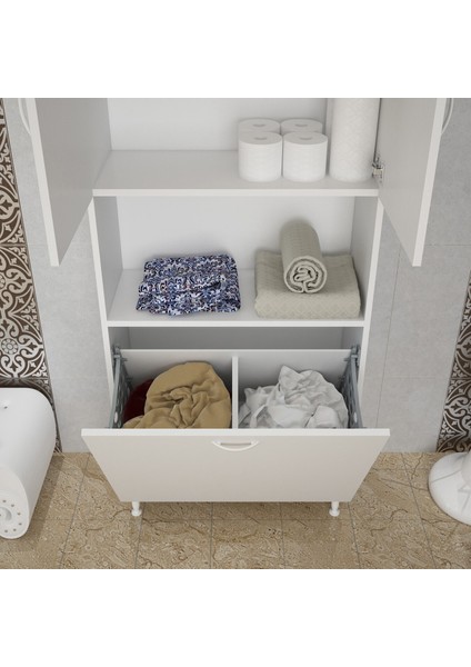 Kirli Çamaşır Dolabı Banyo Kirli Çamaşır Sepeti
