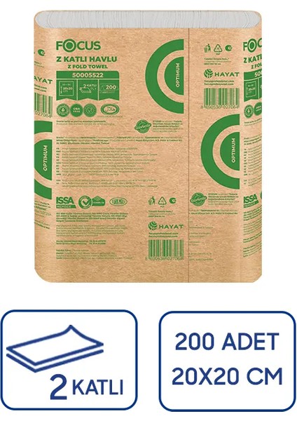 Z Katlı Havlu Peçete 12*200