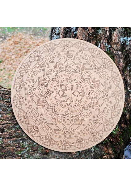 Yetişkinler Için Ahşap Mandala-2