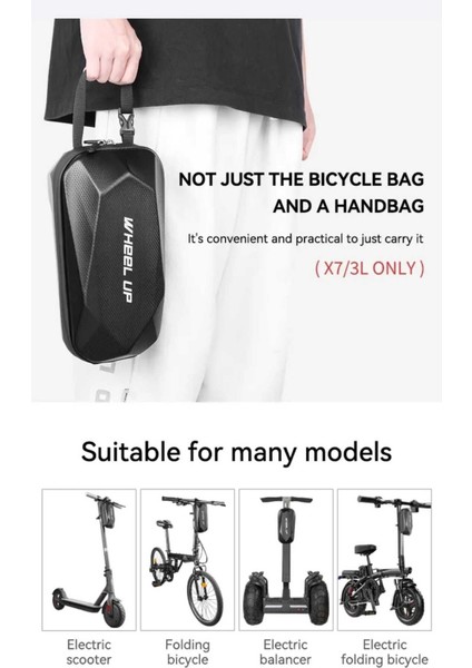 Scooter E-Bike Bisiklet Çantası Wheel Up modelleri