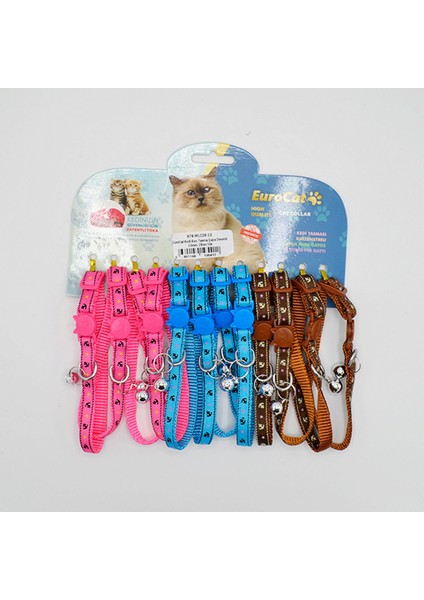 Kedi Boyun Tasma Çapa Desenli 10mm-28cm