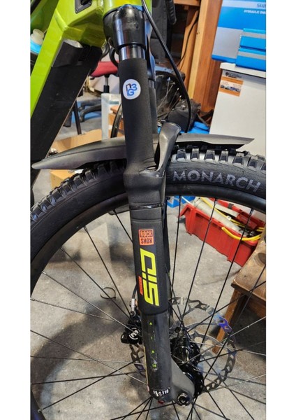 Bisiklet Amortisör Rock Shox Sid Baskılı Maşa Koruma Kılıfı