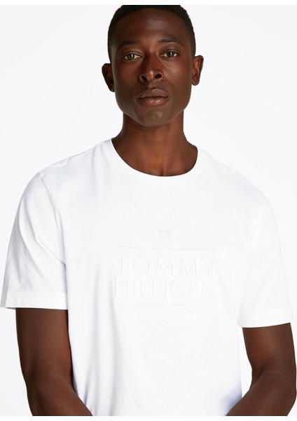 Beyaz Erkek T-Shirt MW0MW38620YBR
