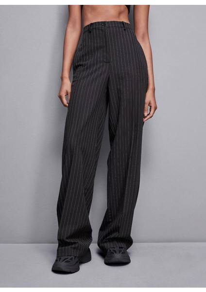 Normal Bel Standart Siyah Kadın Pantolon 8P0614 fiyatları