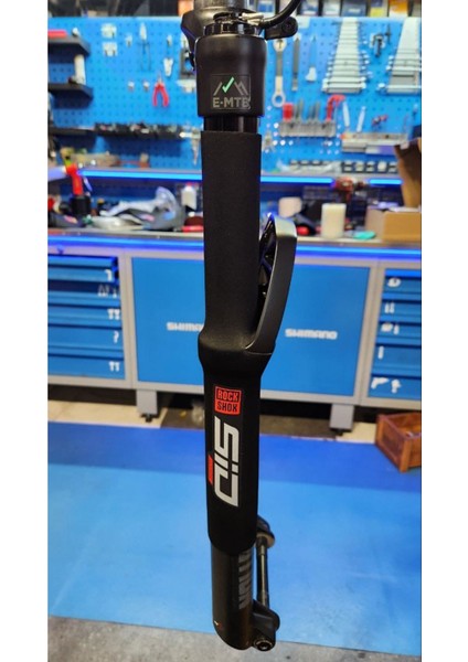 Bisiklet Amortisör Rock Shox Sid Baskılı Maşa Koruma Kılıfı