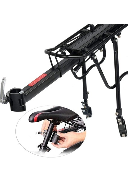 Bisiklet Arka Port Bagaj Alüminyum Ergonomik Tasarım Ayarlanabilir Bagaj Sport View Montaj Seti fiyatları