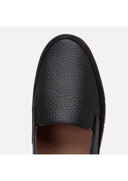 01AYH306710A100 Deri Siyah Kadın Loafer
