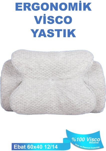 Ortopedik Visco Yastık Boyun Fıtığı Boyun Düzleşmesi Boyun Destekli Güzellik Yastığı