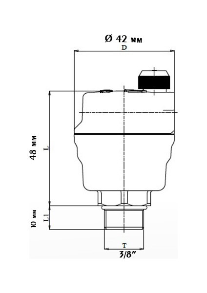 Eca 3/8" Otomatik Havalandırıcı Hava Atıcı - Çek Valfsiz 602109013