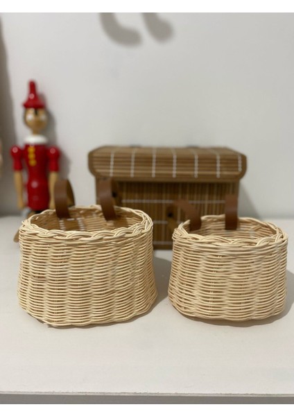 Büyük Hasır Sepet ,bambu Scooter Sepeti, Çocuk Scooter /rattan Bisiklet Sepeti fiyatları