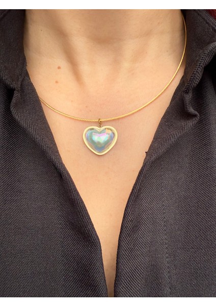 Aurora Kalp Çelik Takı Seti – Zamansız Şıklık ve Romantik Dokunuş fırsatları