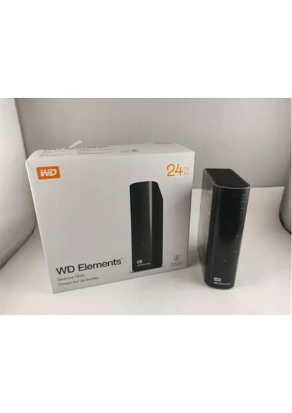 Wd 24TB Elements 3.5" WDBWLG0240HBK-EESN Siyah Harici Disk