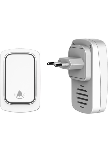 Yüksek Hacimli, Uzun Mesafe Kontrollü, Su Geçirmez Uzaktan Kumandalı Çağrı Cihazına Sahip, Kendi Kendini Üreten Kablosuz Ev Kapı Zili (Yurt Dışından)