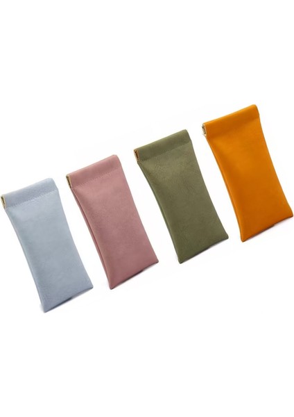 Gözlük Saklama Çantası Sıkıştırmaya Dayanıklı Taşınabilir Otomatik Kapanan Yaylı Saklama Kutusu Çeşitli Eşyalar Kozmetik Saklama 4 (Yurt Dışından)