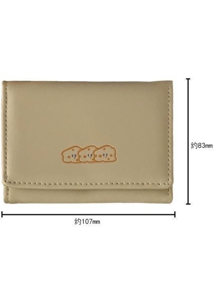 Peynir Peynir Kısa Küçük Cüzdan Kız Öğrenci Sevimli Karikatür Büyük Kapasiteli Kart Tutucu Üç Katlı Cüzdan (Yurt Dışından) fiyatları