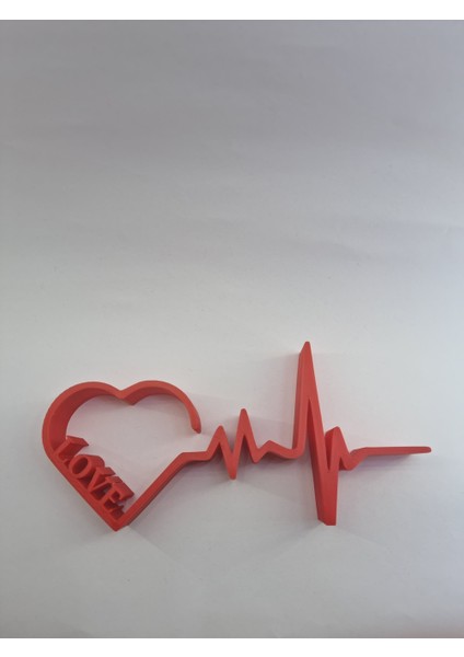 Sevginin Nabzı: 3D Baskı Love ve Kalp Figürü