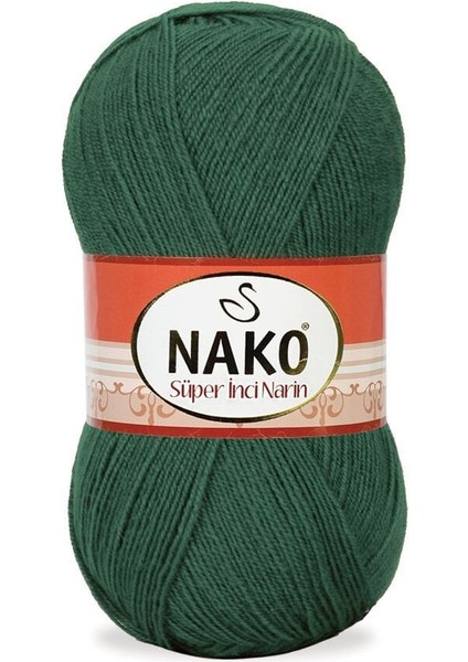 Süper Inci Narin 3601 Zümrüt (5 Adet) Örgü Ipi