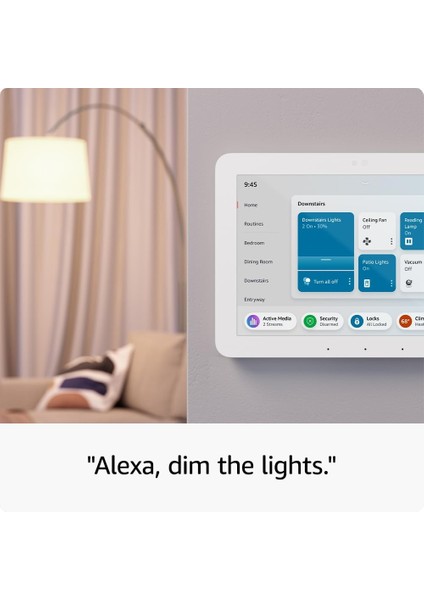 Echo Hub | Alexa ile 8 Inç Akıllı Ev Kontrol Paneli