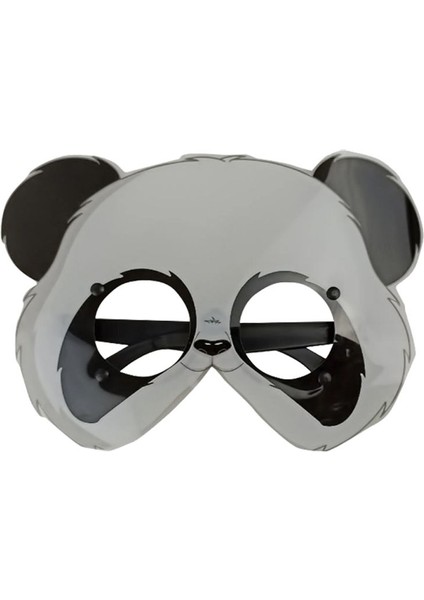 Gösteri Için Pvc Plastik Panda Çocuk Hayvan Gözlüğü Maskesi 1 Adet