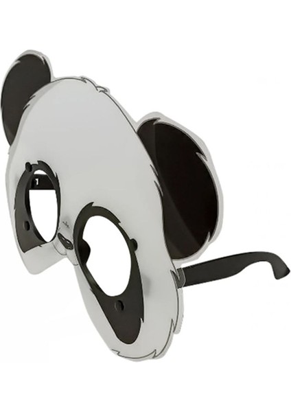 Gösteri Için Pvc Plastik Panda Çocuk Hayvan Gözlüğü Maskesi 1 Adet