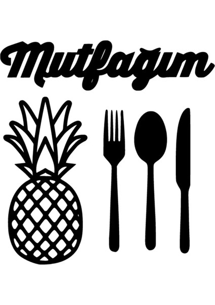 Mutfağım Duvar Dekor Sticker 40 x 40 cm