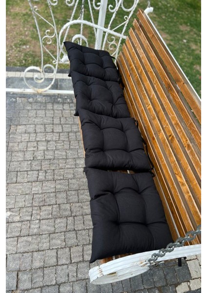 4'lü Kombin Pofidik Minder Kare Pofuduk Sandalye Minderi Duck Bezi 40 x 40 cm