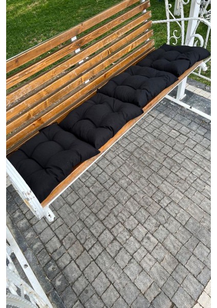 4'lü Kombin Pofidik Minder Kare Pofuduk Sandalye Minderi Duck Bezi 40 x 40 cm