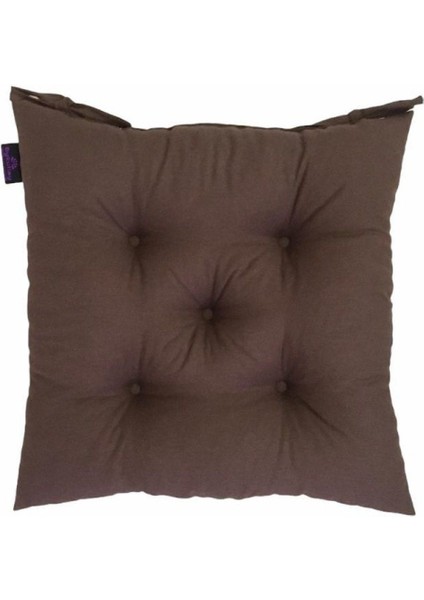 Koyu Kahve Sandalye Minderi 40 x 40 cm