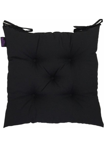 Siyah Tonu Sandalye Minderi 40 x 40 cm