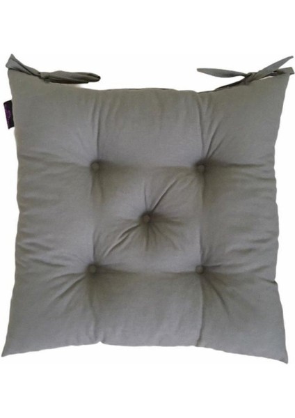 Antrasit Ton Sandalye Minderi 40 x 40 cm